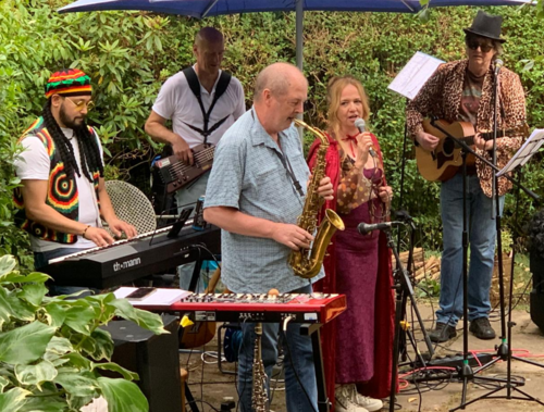 Tim on sax